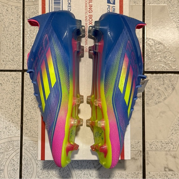 New Adidas Adizero F50 Elite FG Soccer Cleats Celestial Mens Size 6 / W 7 IE1201 main image 5